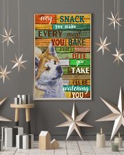 Akita Every Snack You Make 11x17 Poster lifestyle-holiday-poster-1