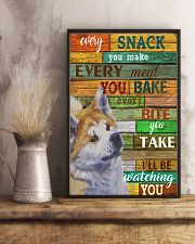 Akita Every Snack You Make 11x17 Poster lifestyle-poster-3