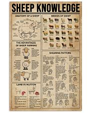 Sheep Knowledge 16x24 Poster front