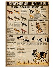 Knowledge German Shepherd 11x17 Poster front