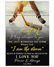Hockey To My Son I Love You 11x17 Poster front