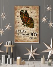Catchphrase Works Today I Choose Joy Butterfly 11x17 Poster lifestyle-holiday-poster-1