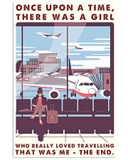 Once Upon A Time Girl Loved Traveling 16x24 Poster front