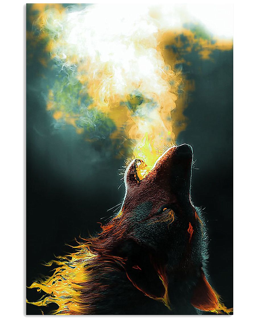 Wolf Howling 11x17 Poster