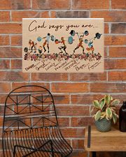God Says You Are Weightlifting 24x16 Poster poster-landscape-24x16-lifestyle-24