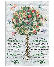 Succulent Plant And Dragonfly Wonderful World 11x17 Poster front