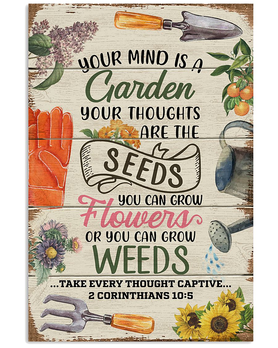 Pallet Your Mind Is A Garden 11x17 Poster