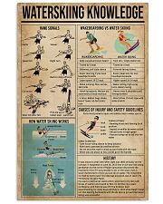 Waterskiing Knowledge 16x24 Poster front