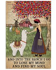 Dictionary Find My Soul Alpaca Farm Girl 11x17 Poster front