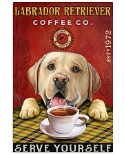 Lazy Coffee Company Labrador Retriever 11x17 Poster front
