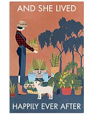 Vintage And She Lived Happily Dog Gardening 11x17 Poster front