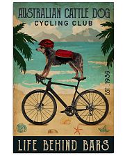 Cycling Club Australian Cattle Dog 11x17 Poster front
