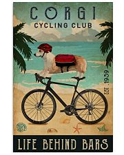 Cycling Club Corgi 11x17 Poster front