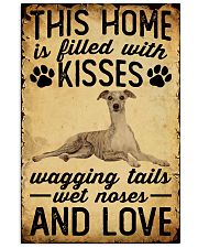 This Home Is Filled With Kisses Whippet 11x17 Poster front