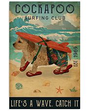 Surfing Club Cockapoo 16x24 Poster front