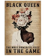 Dictionary Most Powerful Flower Black 11x17 Poster front