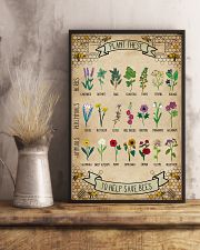 Plant These To Help Save Bees 11x17 Poster lifestyle-poster-3