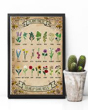 Plant These To Help Save Bees 11x17 Poster lifestyle-poster-8