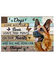 Wood Piece Come Into Our Live German Shepherd 17x11 Poster front