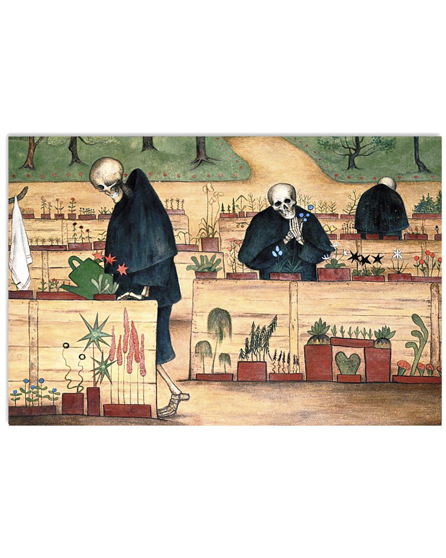 The Garden Skeleton 24x16 Poster