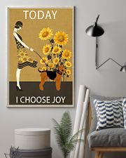 Sunflower Vintage Choose Joy Airedale Terrier 11x17 Poster lifestyle-poster-1
