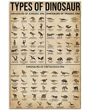 Types Of Dinosaur 16x24 Poster front
