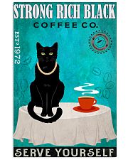 Strong Rich Black Cat Coffee 11x17 Poster front