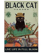 Black Cat Garden 11x17 Poster front