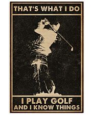 That's What I Do Golf 16x24 Poster front
