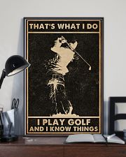 That's What I Do Golf 16x24 Poster lifestyle-poster-2