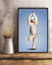 Yoga Pose Poodle 11x17 Poster lifestyle-poster-3