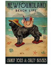 Beach Life Sandy Toes Newfoundland 11x17 Poster front