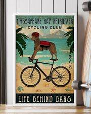Cycling Club Chesapeake Bay Retriever 11x17 Poster lifestyle-poster-4