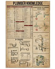 Plumber Knowledge 16x24 Poster front