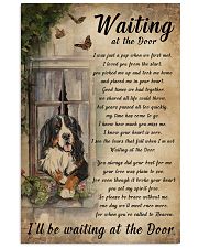 Vintage Waiting At The Door Bernese Mountain Dog 11x17 Poster front