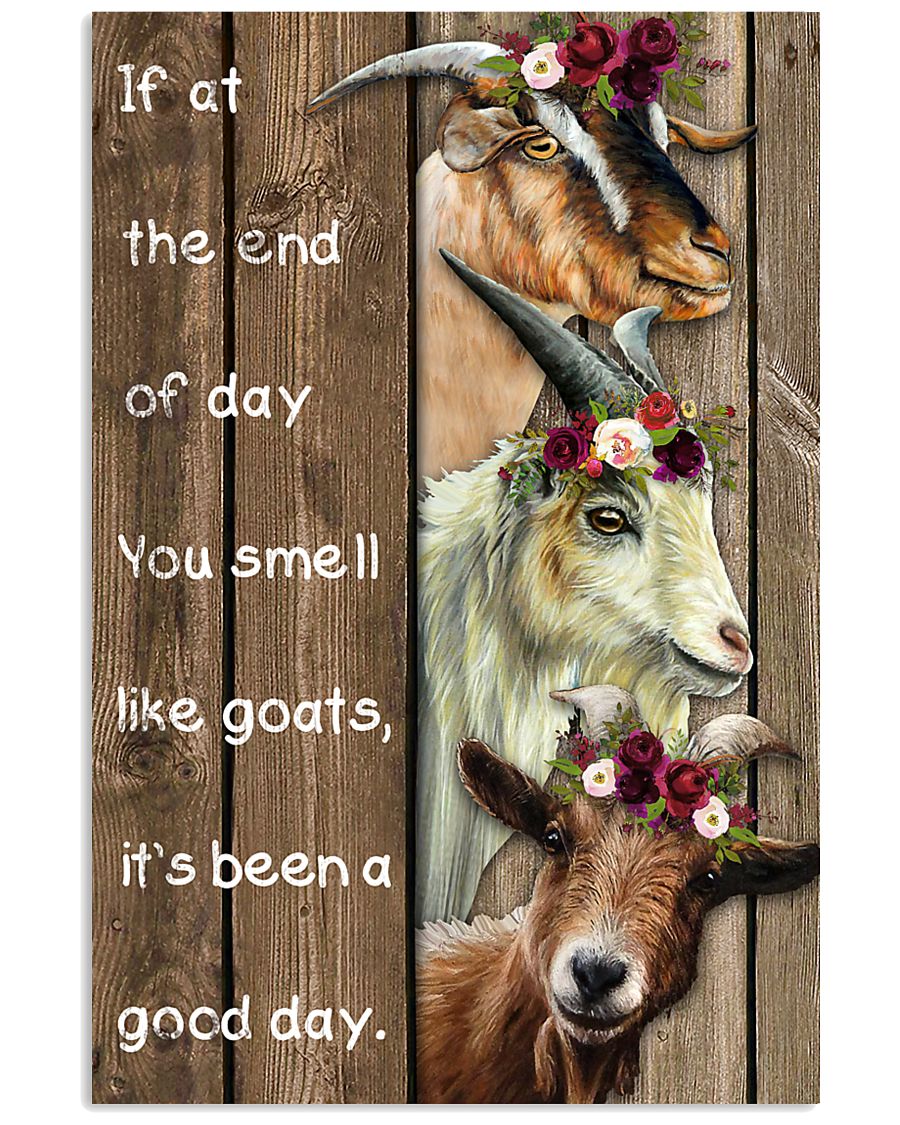 Wood Piece You Smell Like Goats 11x17 Poster