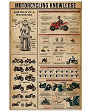 Knowledge Motorcycling 16x24 Poster front