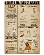 Golden Retriever Knowledge 11x17 Poster front
