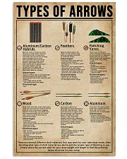 Types Of Arrows Archery 11x17 Poster front