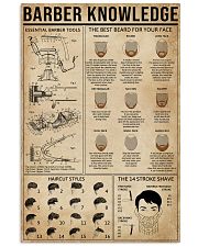 Barber Knowledge 16x24 Poster front