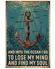 Retro Ocean Find My Soul Sailor 11x17 Poster front