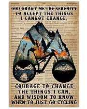 God grant me Dictionary Blue Cycling 11x17 Poster front