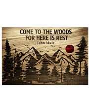 Come To The Woods For Here Is Rest Camping 24x16 Poster front
