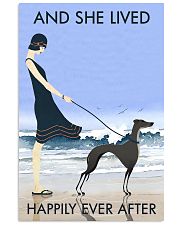 Beach And Dog Greyhound 11x17 Poster front