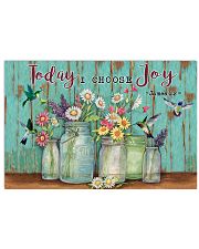 Green Pallet Hummingbird Today I Choose Joy 17x11 Poster front