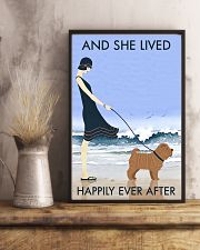 Beach And Dog Shar Pei 11x17 Poster lifestyle-poster-3