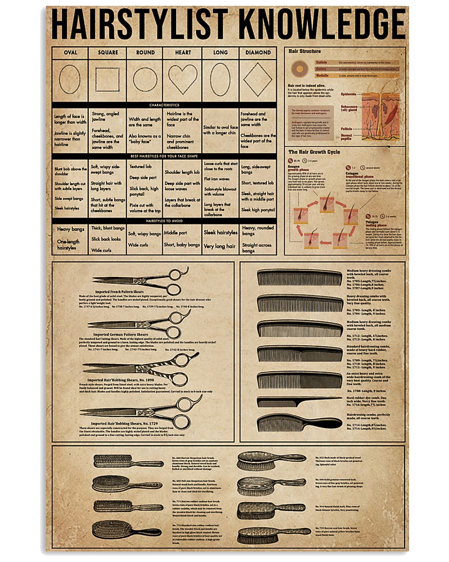 Knowledge Hairstylist 11x17 Poster