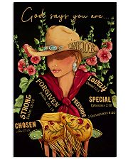 God Says Cowgirl 16x24 Poster front