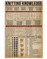 Knowledge Knitting 11x17 Poster front