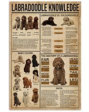 Labradoodle Knowledge 11x17 Poster front